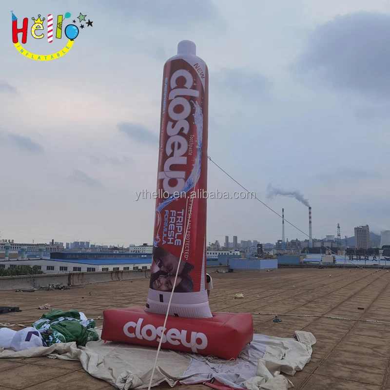 Promotional Advertising Inflatable Toothpaste for Display