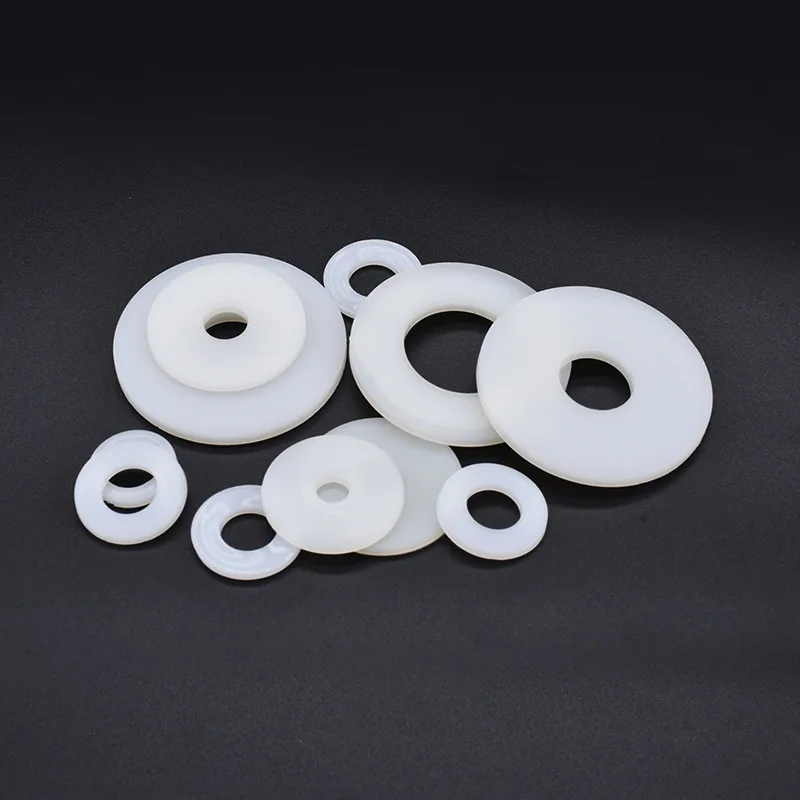 Round Delrin Washer Rubber Insulation Pom Thick Plastic For Roofing ...