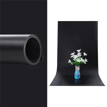 68 X 130cm White Black Gray PVC Material Anti-wrinkle Backgrounds Backdrop for Photo Studio Photography Background Equipment detail image