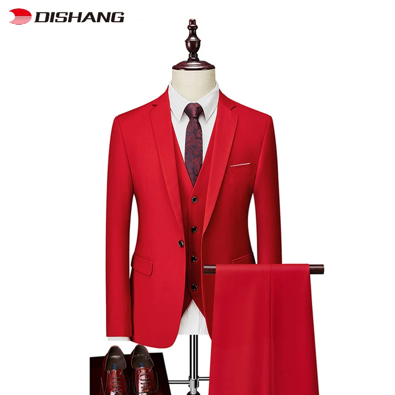 Classic Skinny Men Suits pezzi Business Wedding abito formale da