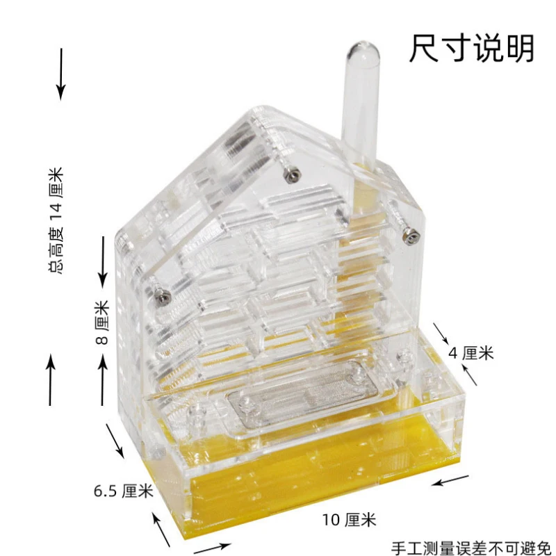 Factory Custom Portable square Transparent Magnetic Acrylic Ant Terrarium for Expo