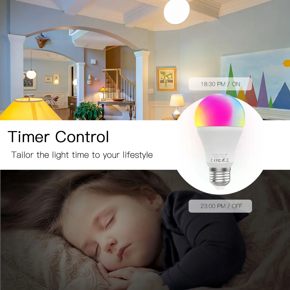 wifi smart led light bulb lamp