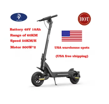 USA Warehouse  spots  F5 Folding Electric Scooter 48V Dual Motor 28Mph 18ah 50Km Range Off road Scooter Electric Scooter