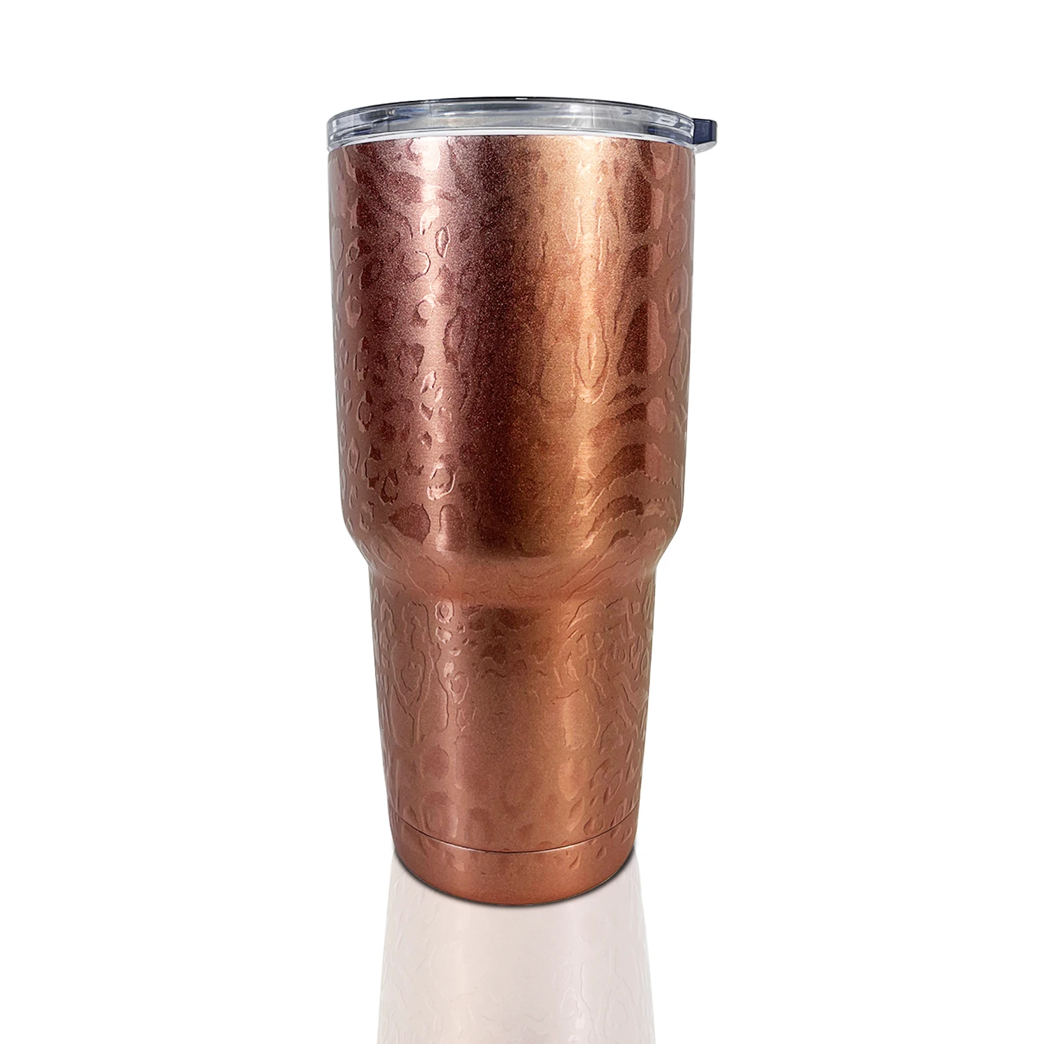 Custom Wholesale 30oz Rose Gold Leopard Animal Print Tumbler Turquoise Cow Stainless Steel Insulated Travel Mug With Lid