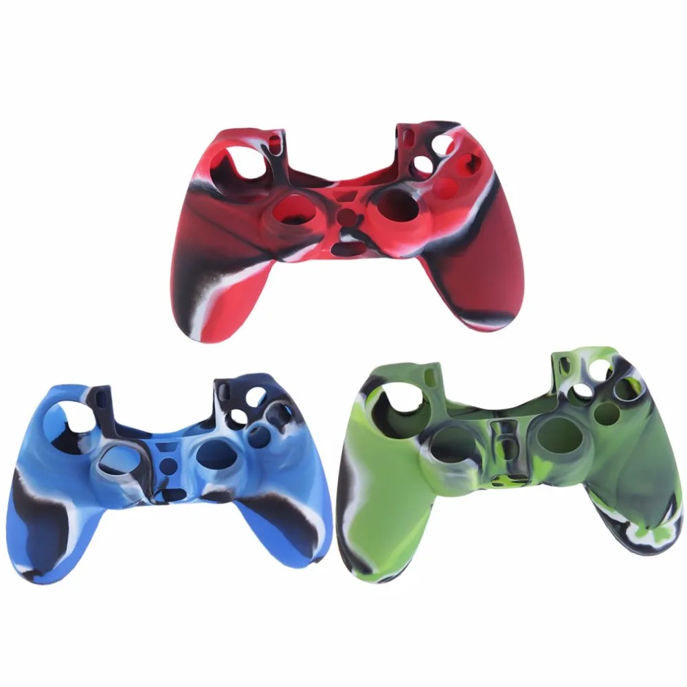 Gaming Silicone Camouflage Cover Skin Protective Thumb Grips Joystick Rubber Controller Shell For Ps4 For Xbox Buy Silicone Case For Ps4 Controller Protector For Ps4 Controller Camouflage Silicone Skin Cover For Ps4 Controller