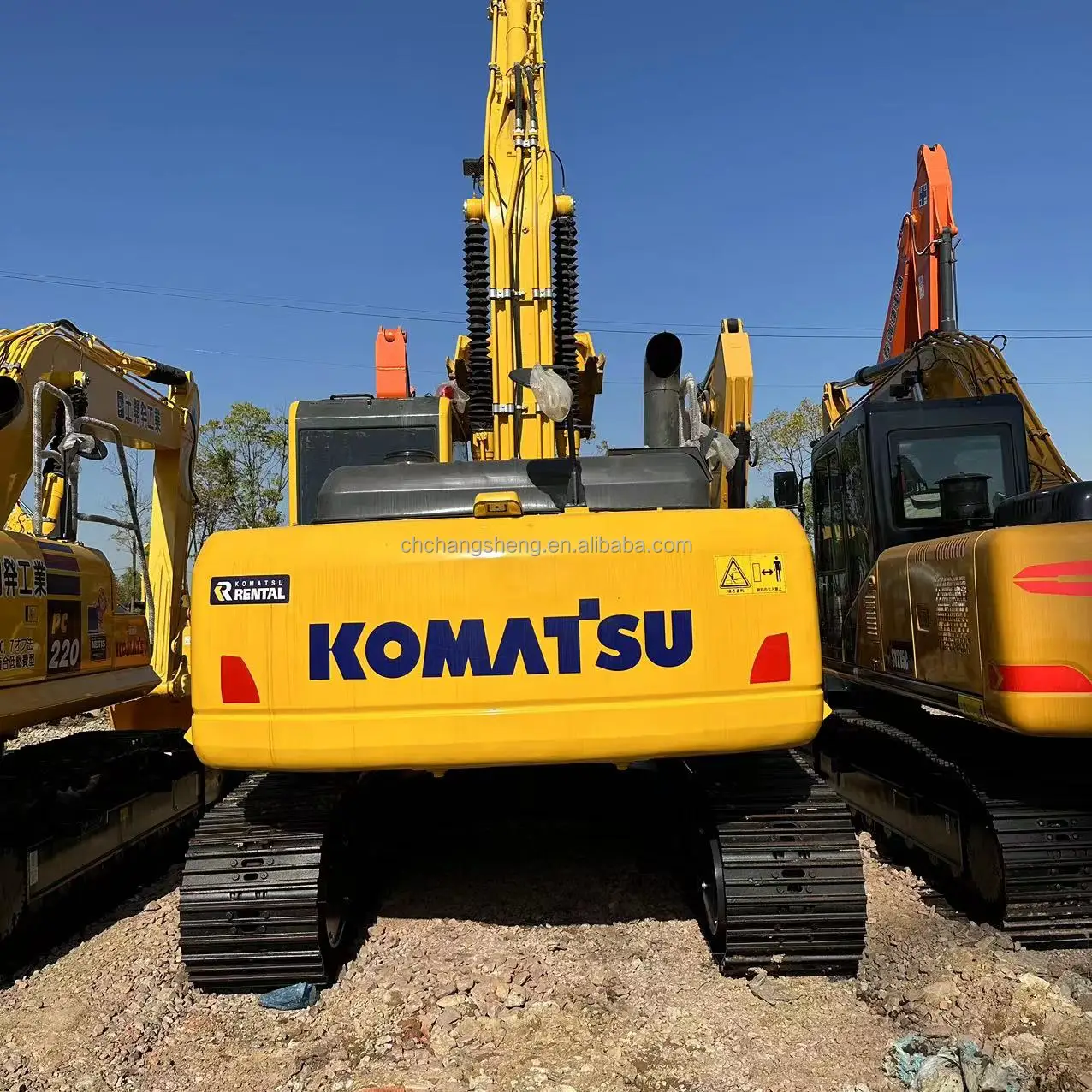 Japan Original Komatsu Pc210 Excavator Attachments Rotating Vehicle ...