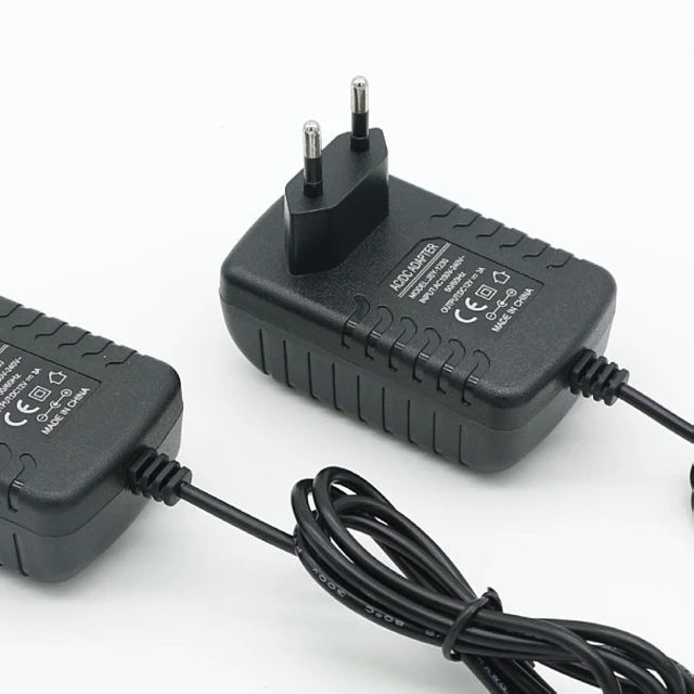 Electrical Manufacturer Adapter Pei&#39;an Wall Power Supply LED Switching Power Supply DC 12V2A 24W Plug in Black/Customized