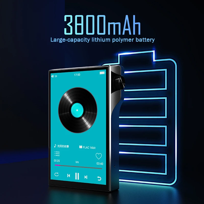 Q8 Lossless HiFi Mp3 Player Open Android DAC DSD Built in 16GB MP3 Audiophile Mp3 Music Player