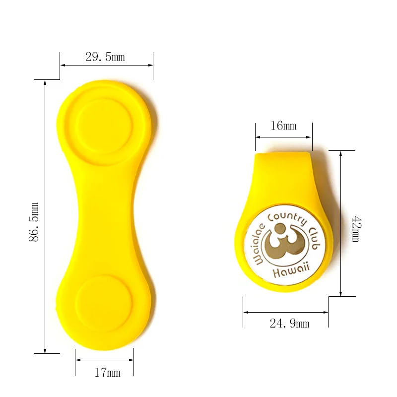 Silicone Magnetic Hat Clip With Golf Ball Marker Golfer Gift details