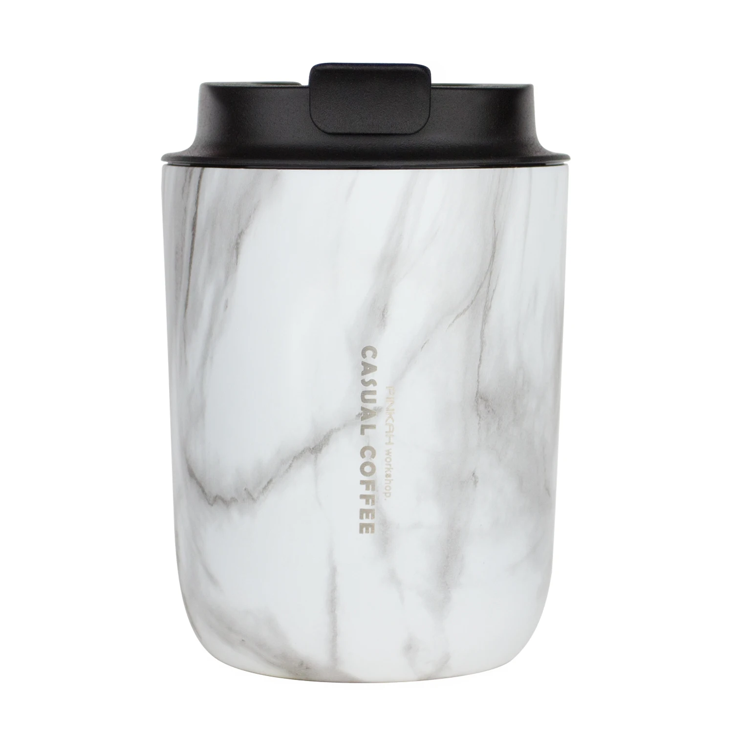 
 Pinka custom 8oz многоразовая двойная Изолированная вакуумная кофейная чашка из нержавеющей стали для путешествий Кружка на ходу  