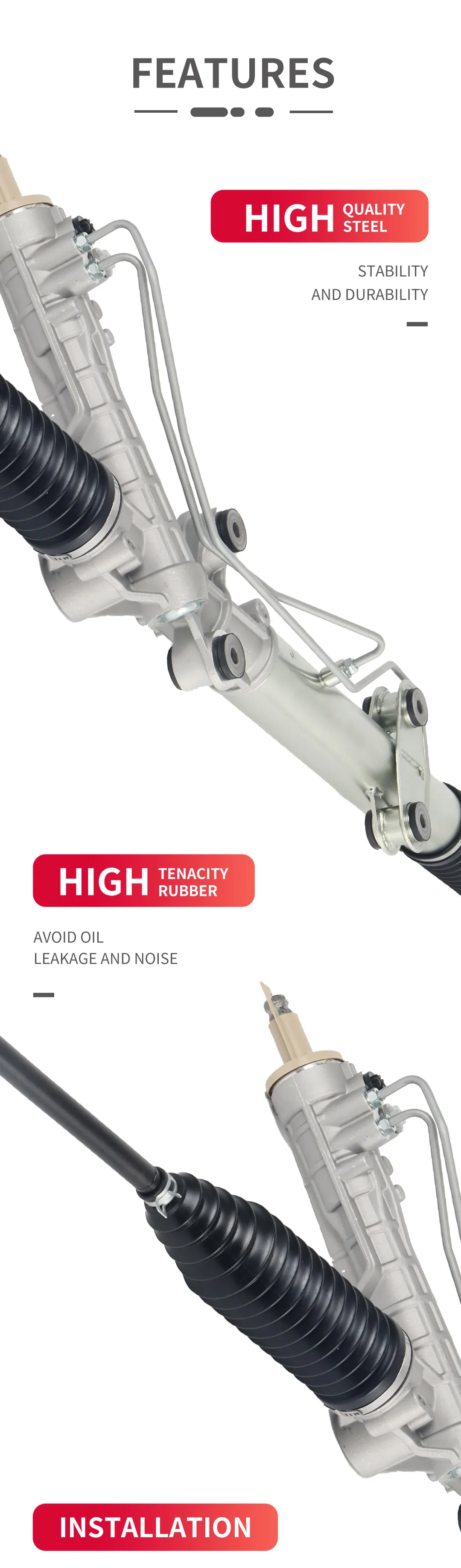 Frey Auto Sprinter Steering Rack For Mercedes Benz Sprinter W901 W902 W903 W904 Oem 9014600800