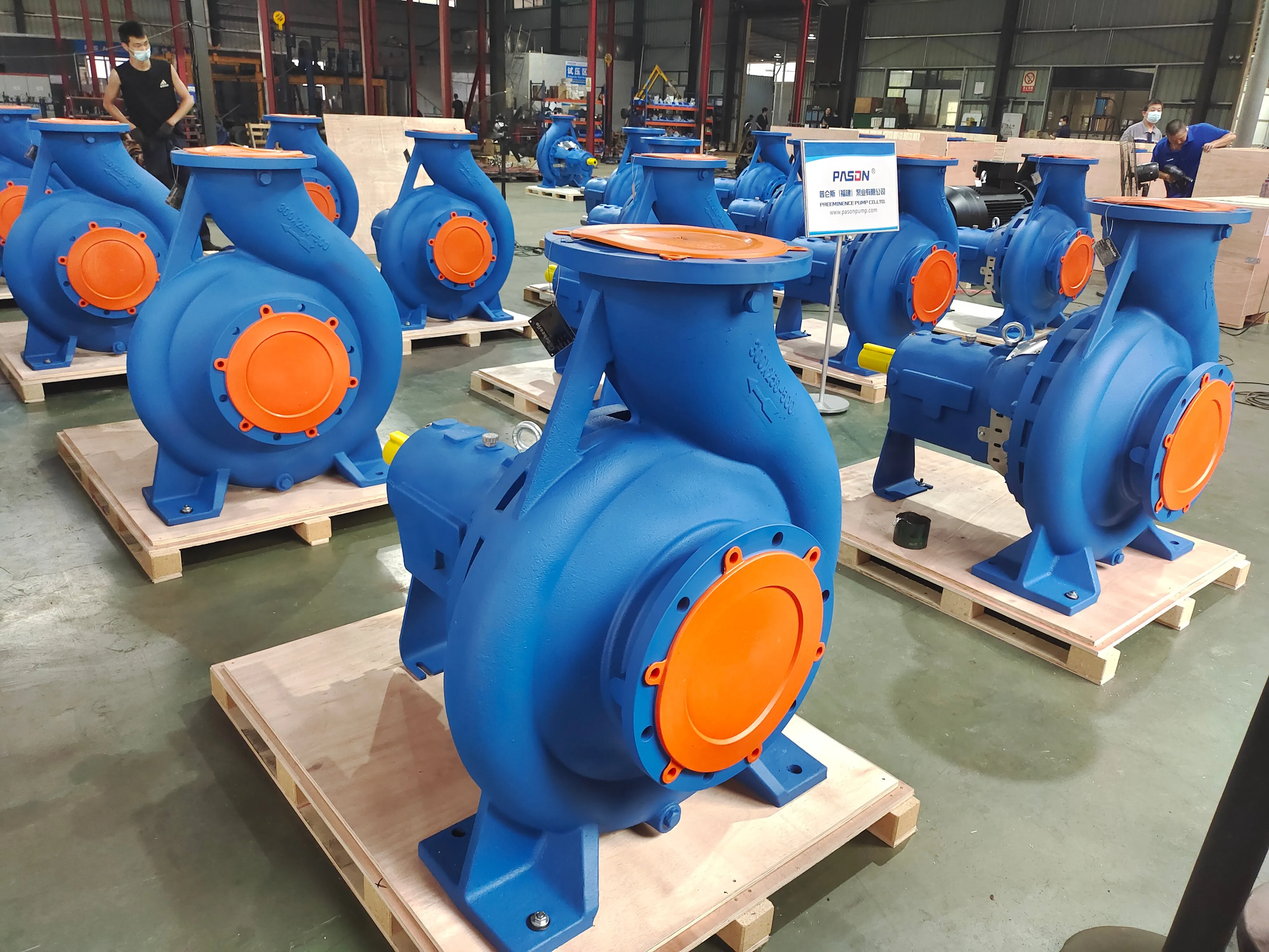 EN733 End Suction Centrifugal Water Pump 100m3/h to 200m3/h Capacity with 20m-45m Pump Head for Clean Water Transportation