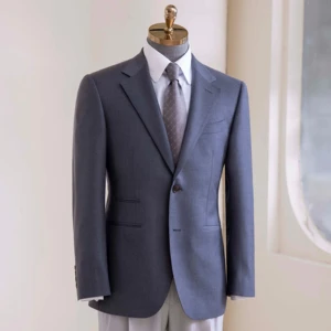 Haute Couture Men's Wedding Suit 100% Wool High Quality 'Super British' Fabric Single Breasted Closure Bespoke Pant Coat Design