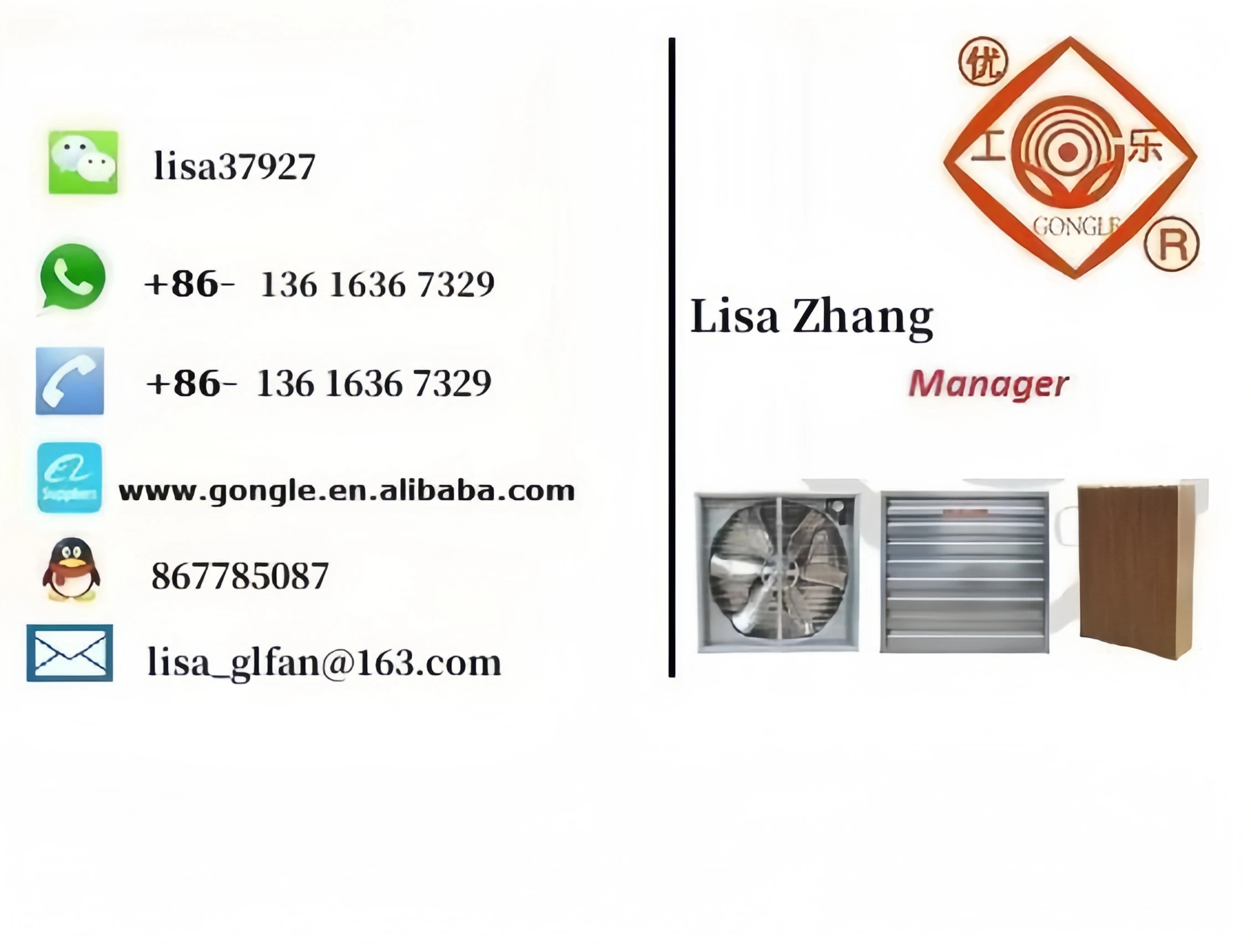 Large Airflow Axial Fan, 500mm, Aluminum - detail 28