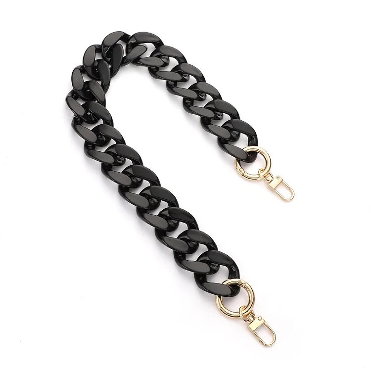 YN Wide Chain with Carabiner for the Mobile Phone Case Bag Chain Strap Acrylic Purse Chain Bag Handle Bag Strap Replacement