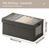 Grey 44*25*20cm with lid