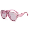 C5 montatura viola-rosa, lente trasparente rosa