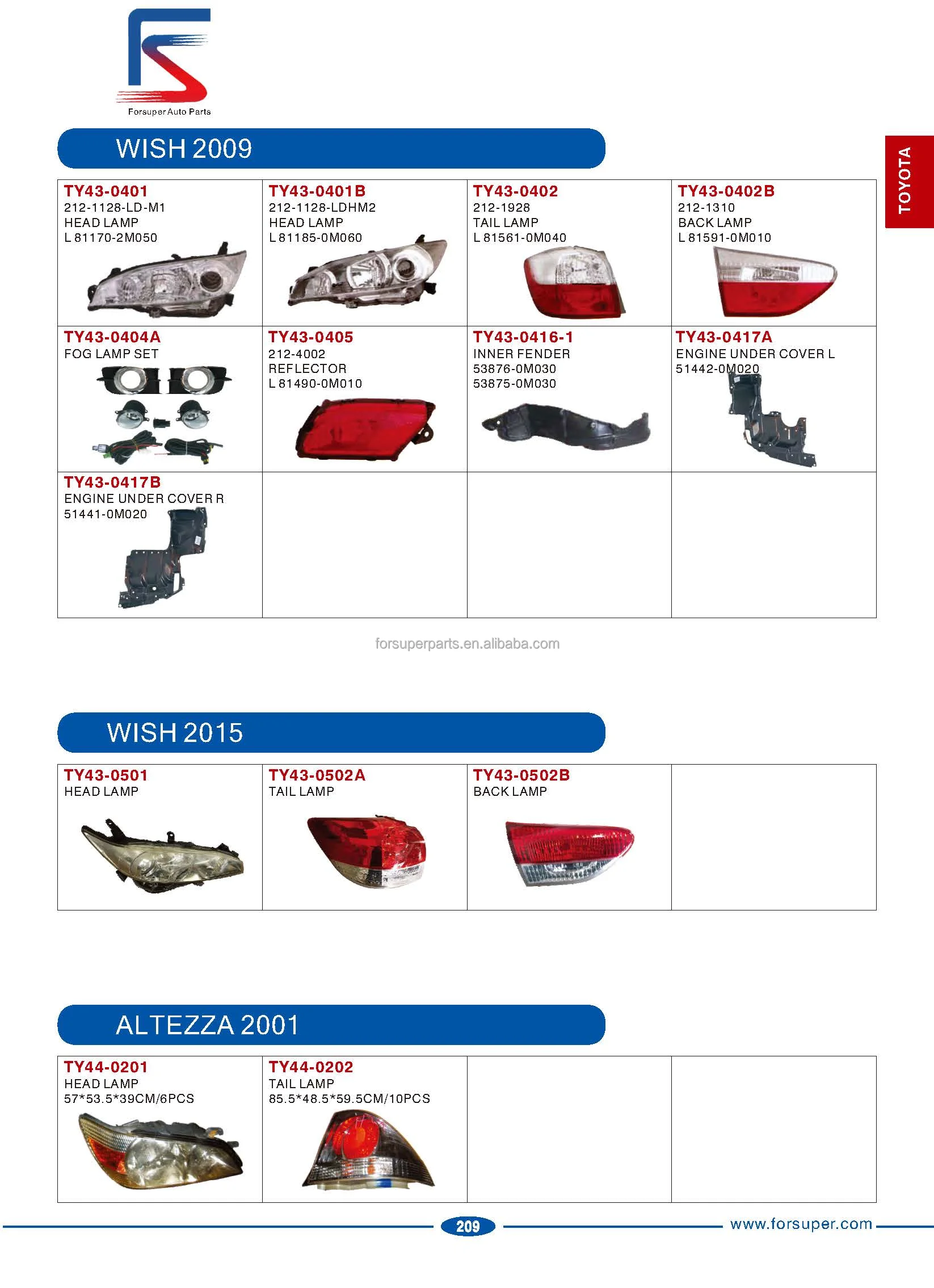 Corner Lamp for TOYOTA CRESSIDA 1987-1988 - 81610-22142