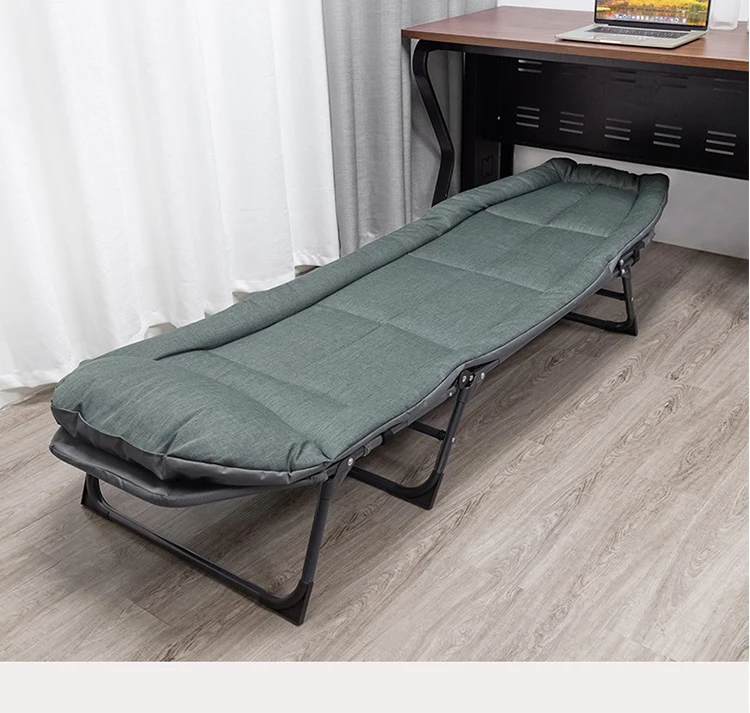 American folding beds recliner office comfortable soft cushion rest bed simple single escort portable  bed