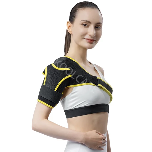 Cold Hot Shoulder Wrap, Cold/Hot Gel Compression Shoulder Wrap, Gel Ice Pack with Neoprene Shoulder Brace