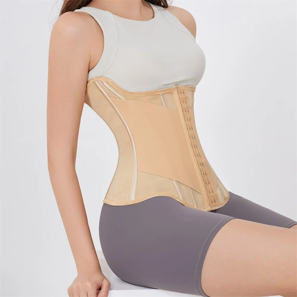 Women Shaping Corset Tummy Control Shaper Bilayer High Compression Female Trendy Fajas Shaping Waist Trainer Corset Shapewearr supplier