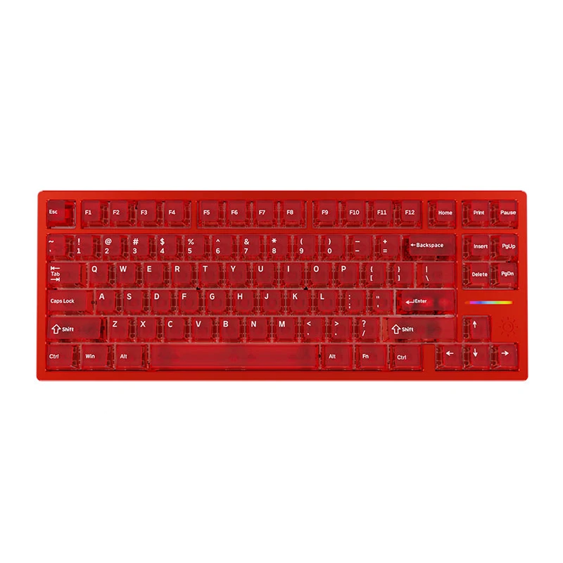 Sunny 80HE 8K Neon LED Lightbar Keyboard - 84 Keys, Magnetic