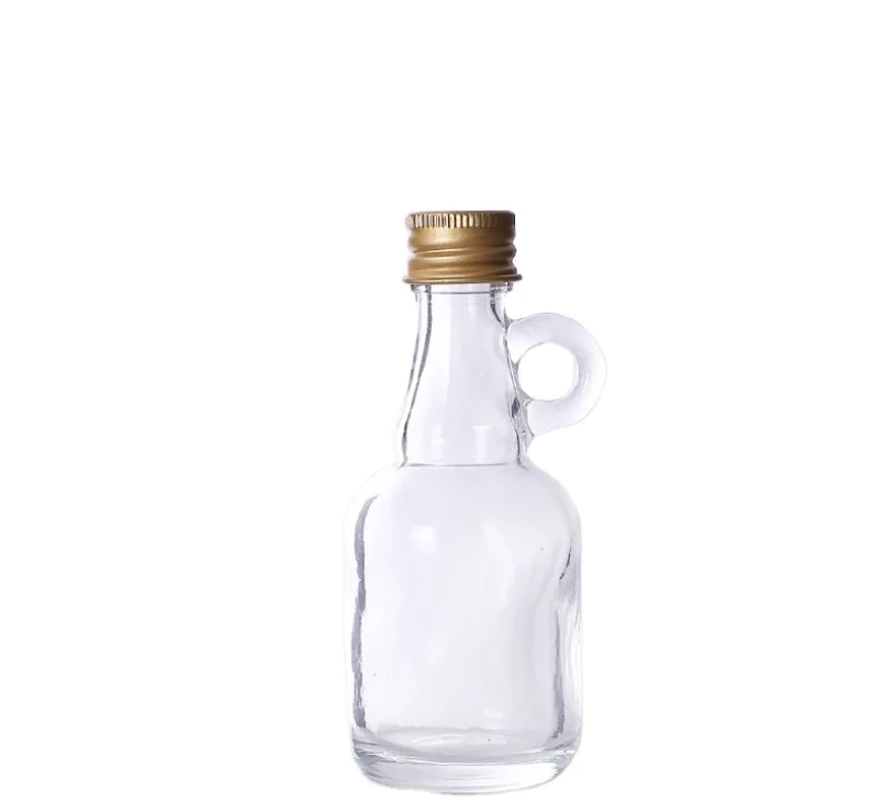 35ml 50ml 100ml Gallon Glass Growler Red Wine Jugs and Beer Jug with Handle Screw Cap Sealing for Wine and Liquor Bottles