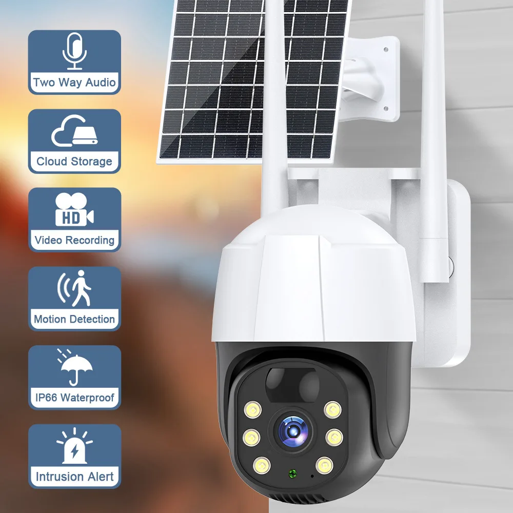 Solar Camera 4G - Wireless 360 Camera with Wifi & Solar