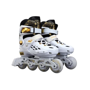 High Standard High Impact Pp Roller Skate Shoes 4 Wheels For Kids Retractable Roller Shoes
