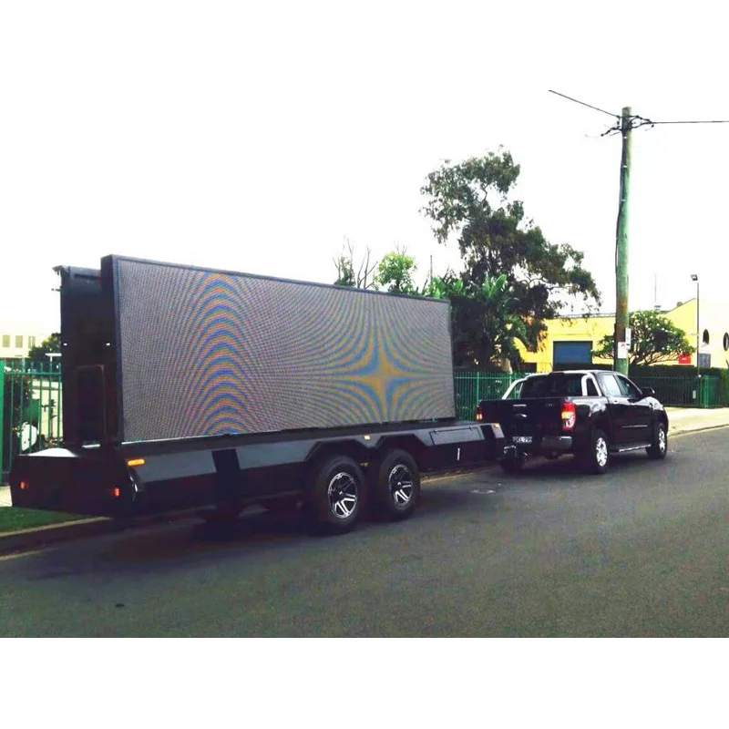 Mobile LED trailer-SINOSWAN SL30 for installing outdoor waterproof P4 P5 P6 LED display mobile led trailer