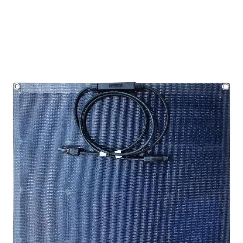 Factory Durable Monocristalline Solar Panel Full Black Soft Flexible Solar Panel Panneaux Photovoltaique Bifacial Solar Panel