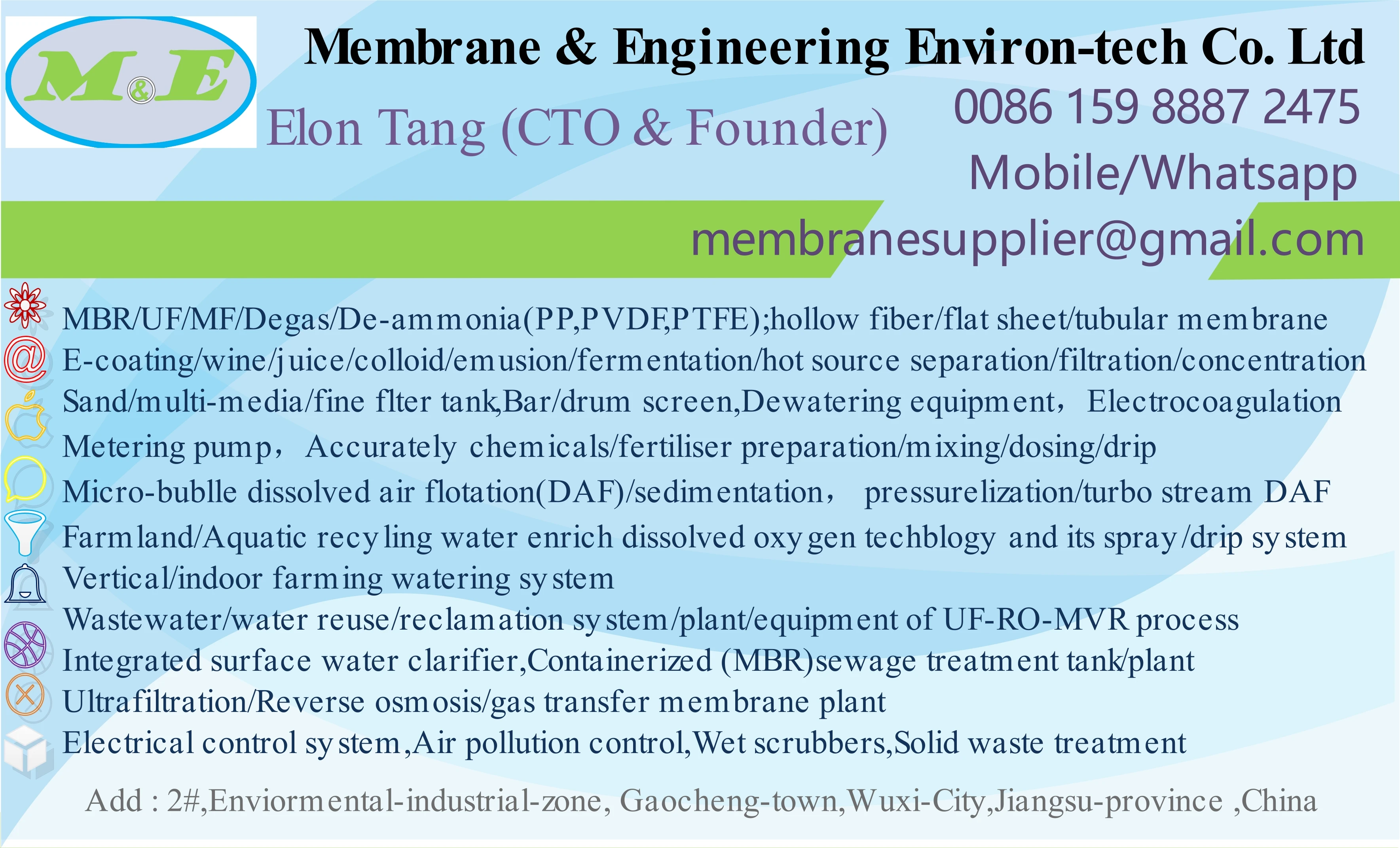 Industrial Domestic Wastewater Treatment Plant System Wwtp With