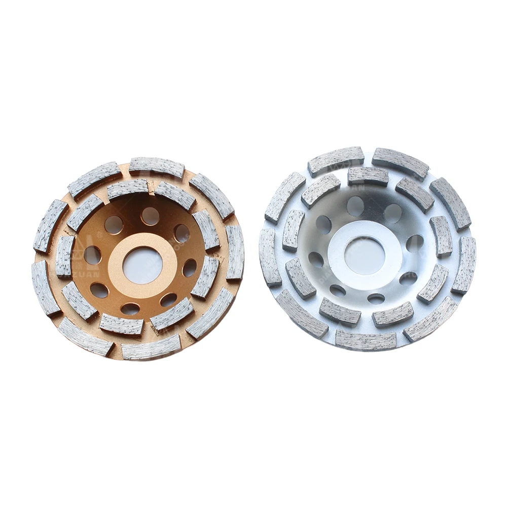 Concrete and Stone Polish Segmented Sintered Turbo Double Row Cup Grinding Wheel