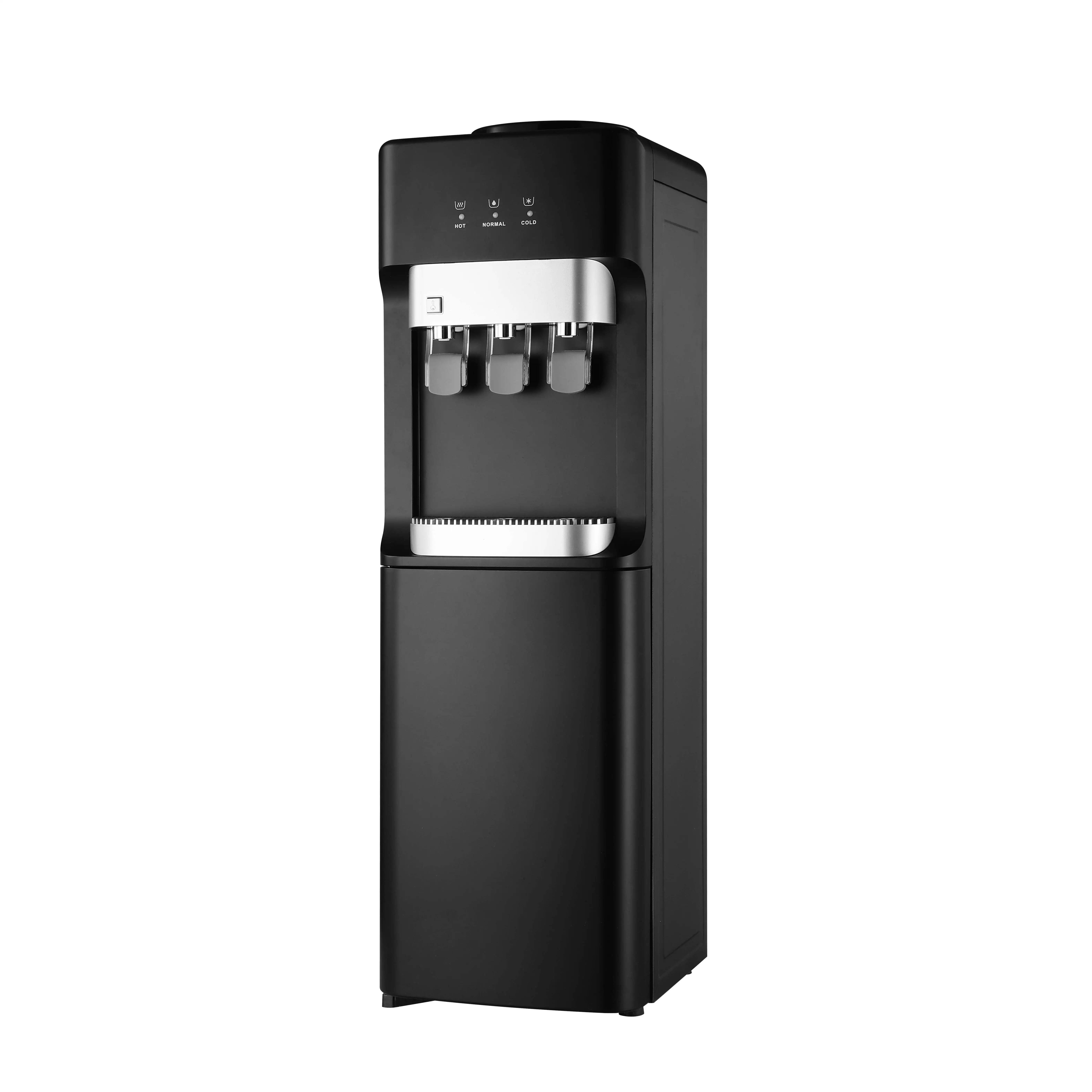 Advanced Top-Loading Standing Water Dispenser with Push-Cup Design Hot, Normal, Cold and Child Safety Lock