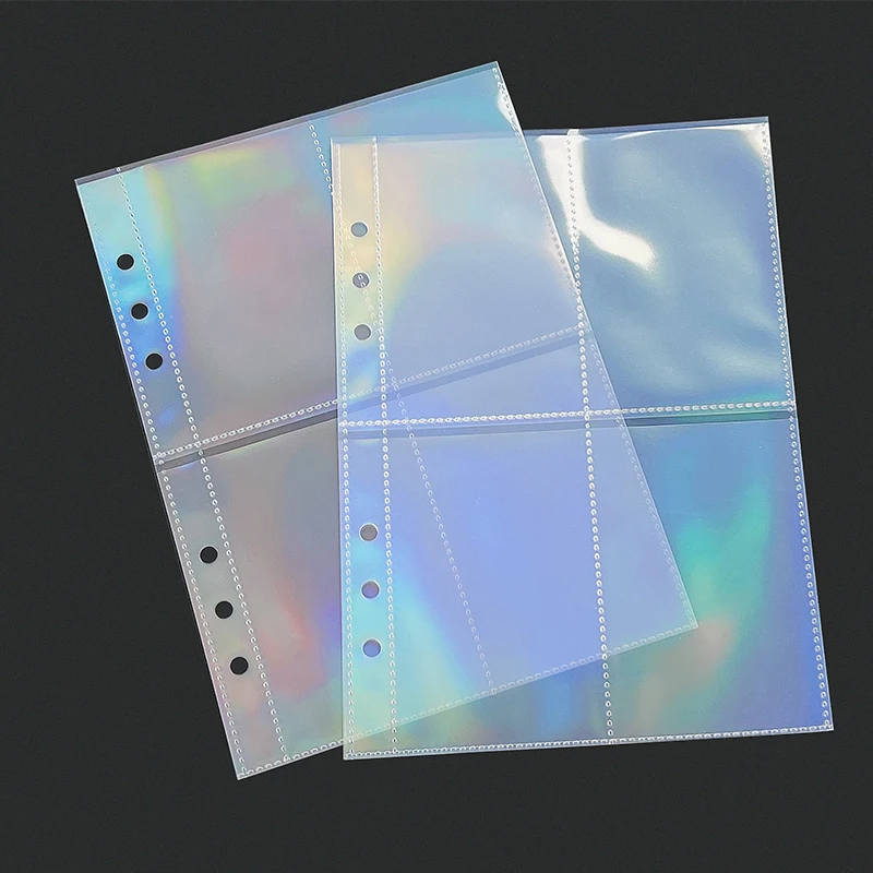 10pcs A5/A6 Binder Sleeves Photo Album Binder 1/2/4 Pockets Inner Photo  Sleeves Transparent Album Accessories Photocard Storage - AliExpress