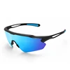 matte black / ice blue lens