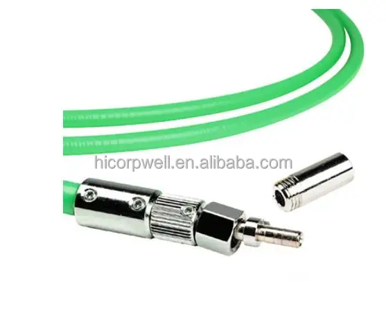 D80 Fiber Optic Cable with 200μm to 800μm Core Diameters Featuring Sapphire and Air Gap Protection and Precisely Polished D80 Fiber Connectors