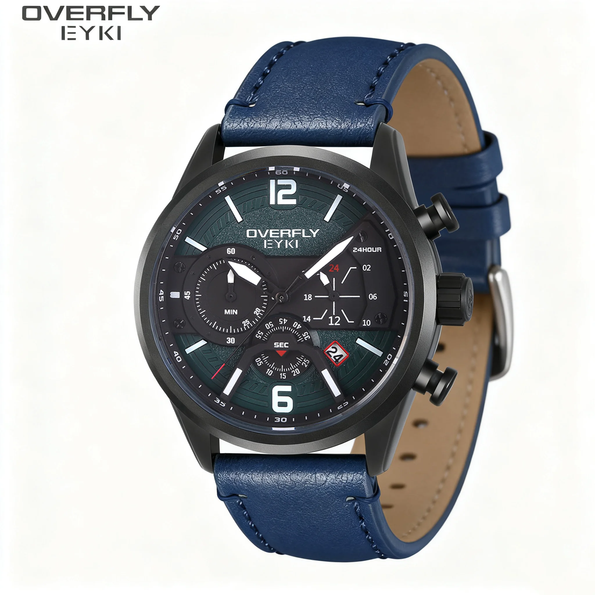 Orologio da uomo al quarzo REWARD con cinturino in silicone, stile
