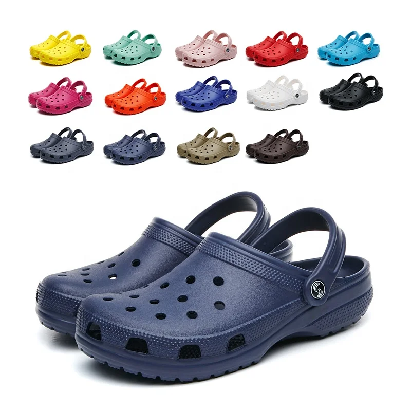 plastic clogs with holes