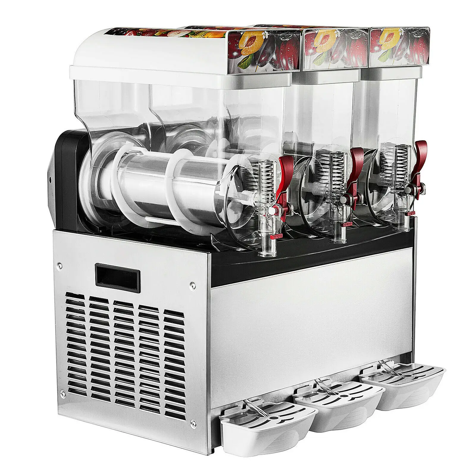 Slush Machine Slushy Maker 45L Three Tanks Frozen Drink Commercial Smoothie Ice Maker