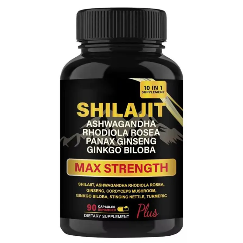 OEM Private Label Gold Capsule Pure Himalayan Shilajit Capsules Sea Moss Capsules Ashwagandha for Health