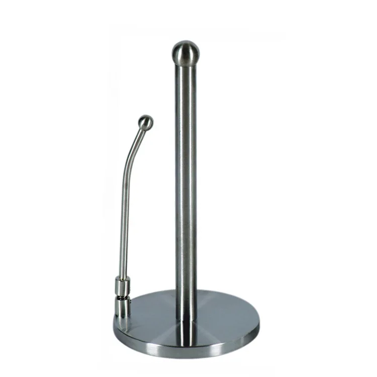 Wholesale New Design Paper Towel Holder With Fixture Spring Kitchen