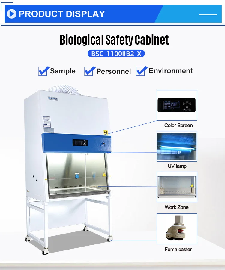 Biobase Biological Safety Cabinet Class Ii Type B2 Bsc-1100iib2-x ...