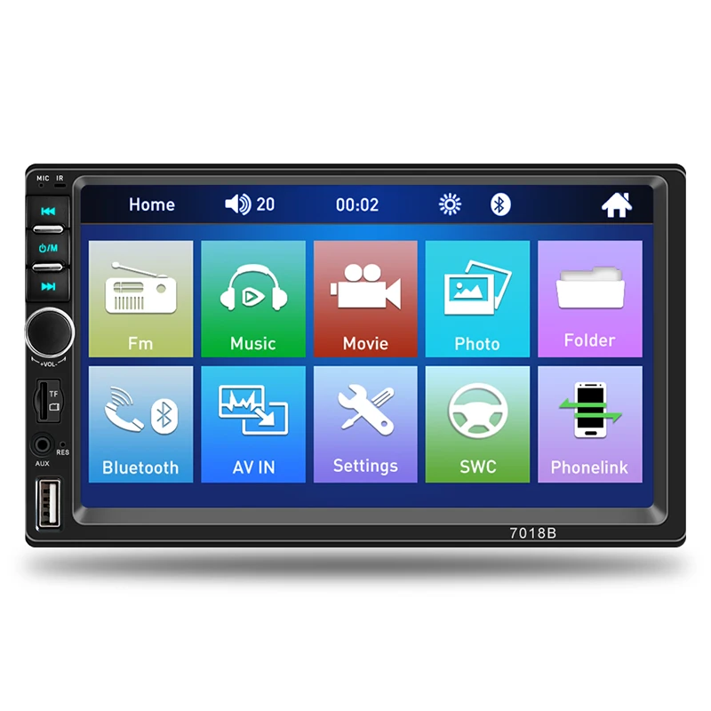 Double Din Car MP5 Player 2 Din 7 Inch AutoRadio MP5 Video USB Audio Mirror Link Car Stereo MP5 Player