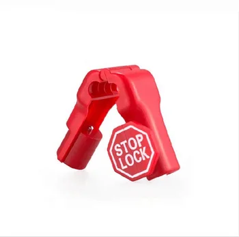Plastic Supermarket Display Magnetic Stop Lock Pegboard Security Anti theft Hook