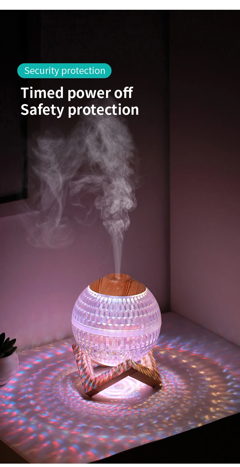 Crystal Ball Humidifier - Ultrasonic Aromatherapy Diffuser