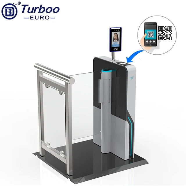 Fast Access Control Smart Hotel Remote Control Supermarket Entrance Automatic Turnstile Qr Code Reader Speed Gate for Gym