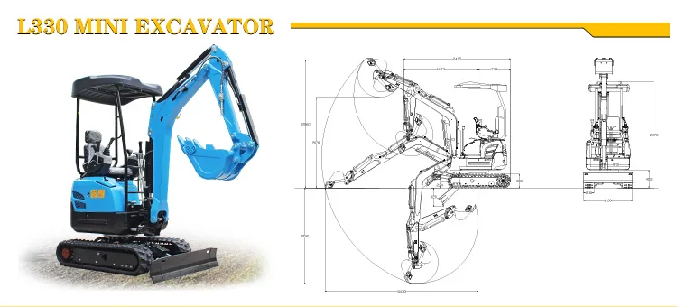 가장 비용 효율적인 굴삭기 공장-Mini Excavators For Sale - Rippa® China Manufacturer