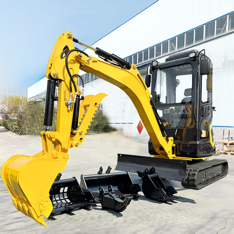 YF15 Mini Excavator Micro Digger 1 Ton Small Mini Crawler Excavator Small Bagger Hydraulic Digger for Sale