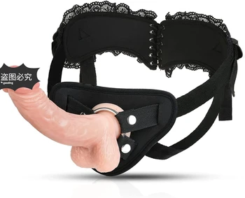 Strap On 7.5 Inch Dildo Harness for Pegging, Sex Harness with Realistic Anal Dildo Penis G-Spot Stimulator Sex Toys